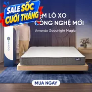 Nệm lò xo giảm đau lưng Amando Goodnight Magic