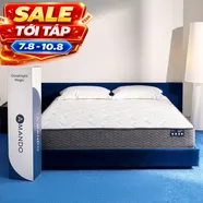 Nệm lò xo túi độc lập thế hệ mới Amando Goodnight Magic nâng đỡ êm ái 20cm