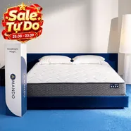 Nệm lò xo túi độc lập thế hệ mới Amando Goodnight Magic nâng đỡ êm ái 20cm