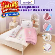 Bộ tấm trải trẻ em đi học Goodnight Bebé