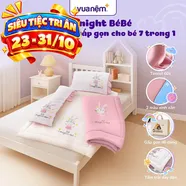 Bộ tấm trải trẻ em đi học Goodnight Bebé