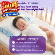 Gối bông trẻ em Goodnight Bebé
