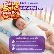 Gối bông trẻ em Goodnight Bebé