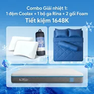 Combo Giải nhiệt 1: Đệm Coolax - Tiết kiệm 1648K