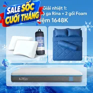 Combo Giải nhiệt 1: Đệm Coolax - Tiết kiệm 1648K