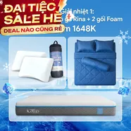 Combo Giải nhiệt 1: Đệm Coolax - Tiết kiệm 1648K