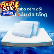 Combo Mát Sâu Đa Tầng: 1 đệm Coolax + 2 gối Nami