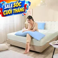 Combo Gối ôm Poppy kèm vỏ gối cooling giải nhiệt
