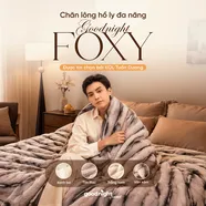 Chăn lông hồ ly đa năng Goodnight Foxy