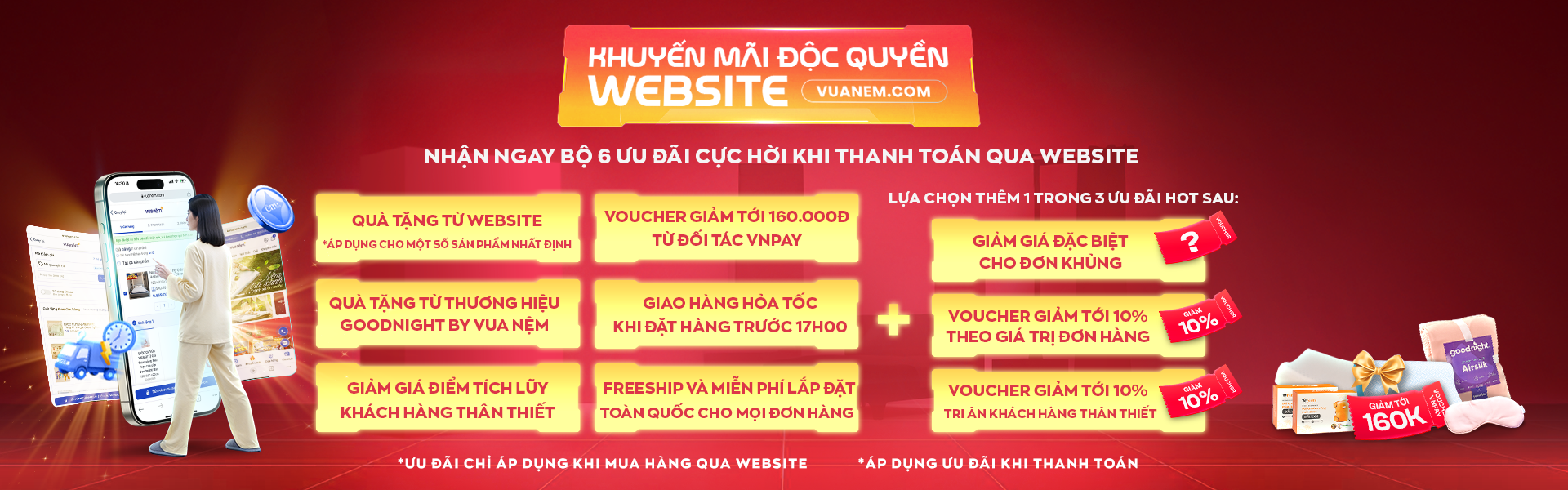 Ưu đãi Website