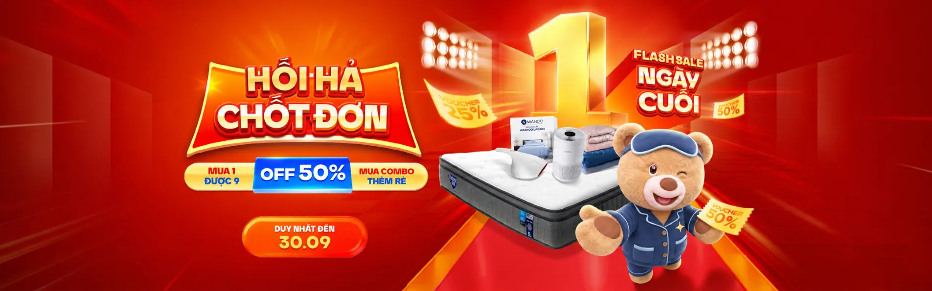 Flashsale top banner