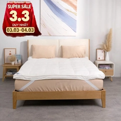 Topper lông vũ nhân tạo Doona Microfiber êm ái