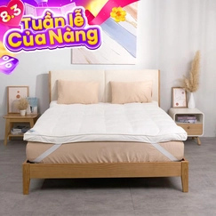 Topper lông vũ nhân tạo Doona Microfiber êm ái