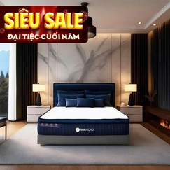 Nệm lò xo Amando Innovation 7 vùng linh hoạt dày 30cm