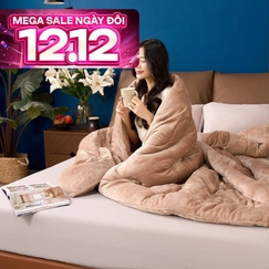 Chăn đông nhung tuyết giữ ấm Amando Warm Flannel (SS25)