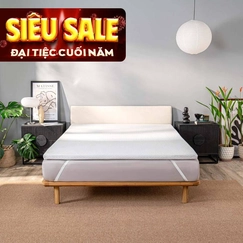 Topper memory foam nâng đỡ êm ái Comfy Noah