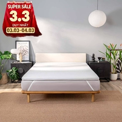 Topper memory foam nâng đỡ êm ái Comfy Noah