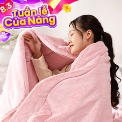 Chăn đại hàn lông chồn cao cấp giữ ấm Amando Warm