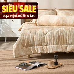 Chăn chần sợi gỗ thiên nhiên tencel Amando Aleena