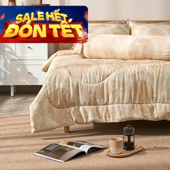 Chăn chần sợi gỗ thiên nhiên tencel Amando Aleena