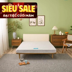 Nệm bông ép cao cấp Wonjun Pure Premium nâng đỡ vững chắc dày 12cm gấp 2