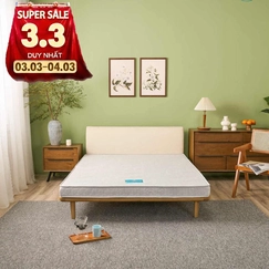 Nệm bông ép cao cấp Wonjun Pure Premium nâng đỡ vững chắc dày 12cm gấp 2