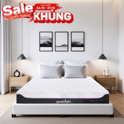 Nệm foam công nghệ Đức Goodnight Active Hybrid dày 20cm