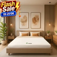 Nệm cao su Gummi 7zones nhập khẩu dày 12cm