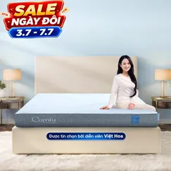 Nệm foam Comfy Cloud 2.0 siêu đàn hồi dày 15cm