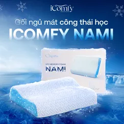 [BST Ngủ Mát] Gối foam Comfy Nami Băng Lạnh Công Thái Học