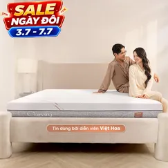 Nệm foam làm mát, kháng khuẩn nâng đỡ 5 vùng Comfy Lux 1.0