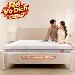 Nệm foam làm mát, kháng khuẩn nâng đỡ 5 vùng Comfy Lux 1.0