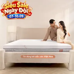 Nệm foam làm mát, kháng khuẩn nâng đỡ 5 vùng Comfy Lux 1.0