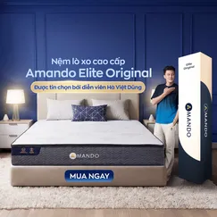 Nệm lò xo Amando Elite Original túi độc lập tiêu chuẩn khách sạn 5 sao dày 23cm