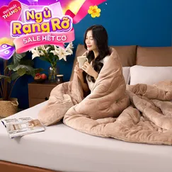 Chăn đông nhung tuyết giữ ấm Amando Warm Flannel (SS25)