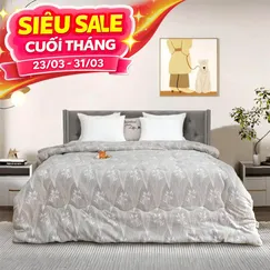 Chăn đông lông thỏ mềm mịn giữ ấm Amando Warm
