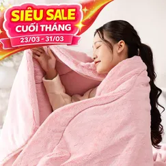 Chăn đông lông chồn cao cấp giữ ấm Amando Warm