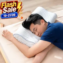 Gối foam Goodnight Nori 1.0 lượn sóng nâng đỡ cổ vai gáy