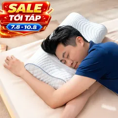 Gối foam Goodnight Nori 1.0 lượn sóng nâng đỡ cổ vai gáy