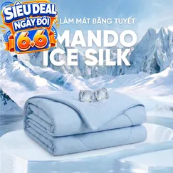 Chăn băng tuyết Amando Ice Silk mỏng nhẹ, giải nhiệt mùa hè