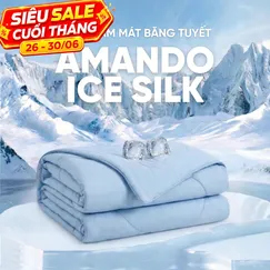 Chăn băng tuyết Amando Ice Silk mỏng nhẹ, giải nhiệt mùa hè