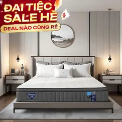Nệm lò xo Spring Air Back Supporter Firm Cool nâng đỡ làm mát dày 26cm