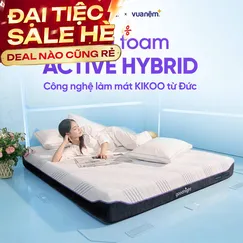 Nệm foam Kikoo Mát Lạnh Goodnight Active Hybrid Từ Đức