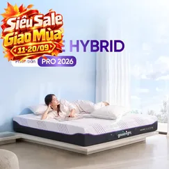 (Phiên bản Pro 2026 - x3 Kikoo) Nệm foam Goodnight Active Hybrid làm mát