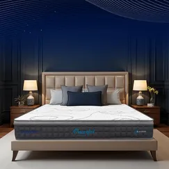 [Mới - Độc quyền] Nệm lò xo túi độc lập 3 vùng Dunlopillo de.Stress Powerful