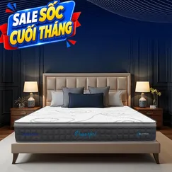 [Mới - Độc quyền] Nệm lò xo túi độc lập 3 vùng Dunlopillo de.Stress Powerful