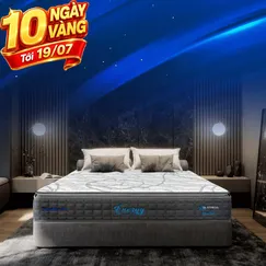 Nệm lò xo Dunlopillo de.Stress Energy công nghệ cách ly chuyển động