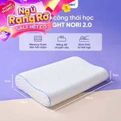 Gối foam công thái học cao cấp Goodnight Nori 2.0