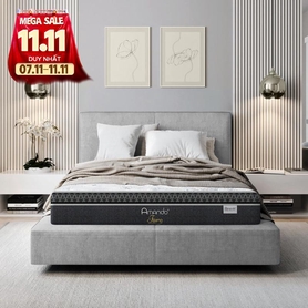 Nệm lò xo Amando Faro 5 vùng giảm đau lưng dày 35cm