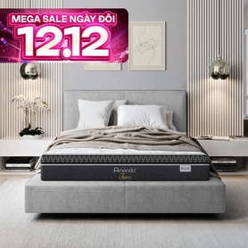 Nệm lò xo Amando Faro 5 vùng giảm đau lưng dày 35cm